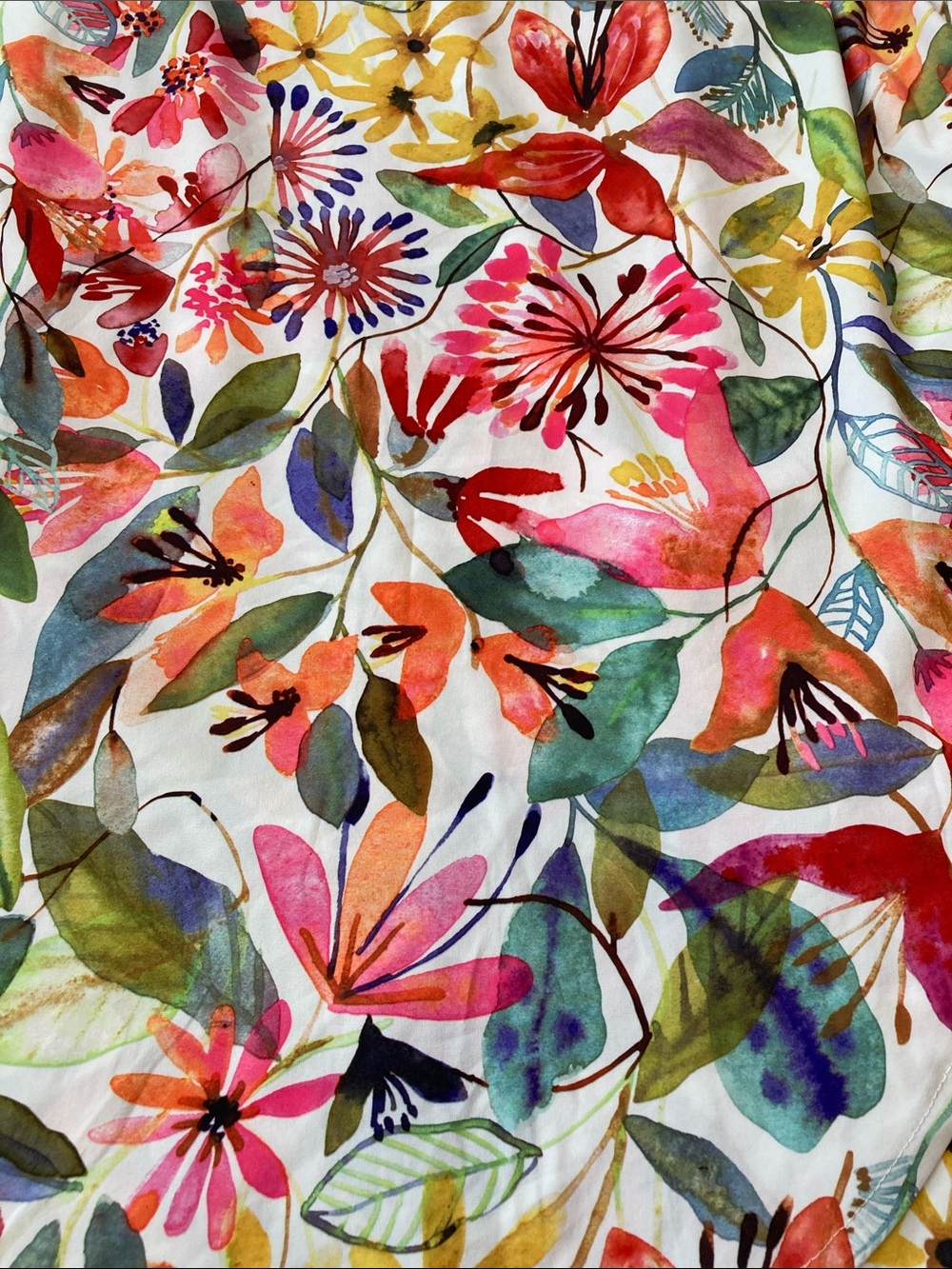 RipSkirt Wildflower Watercolor Floral Wrap Skirt XXL - Picture 7 of 8